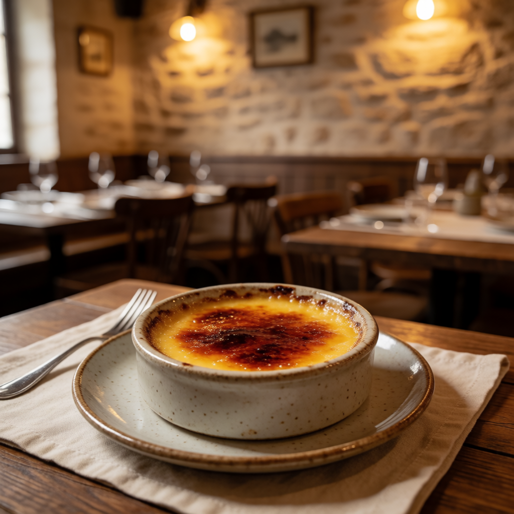 Crème brûlée à la vanille, recette maison